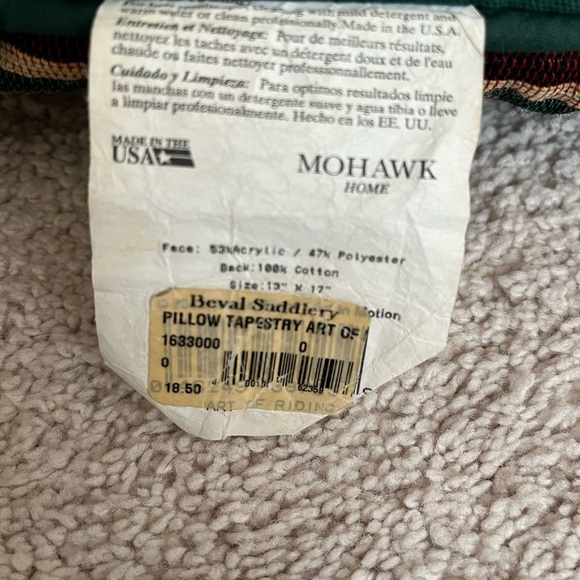 2 Tapestry Horse Pillows - Picture 4 of 4